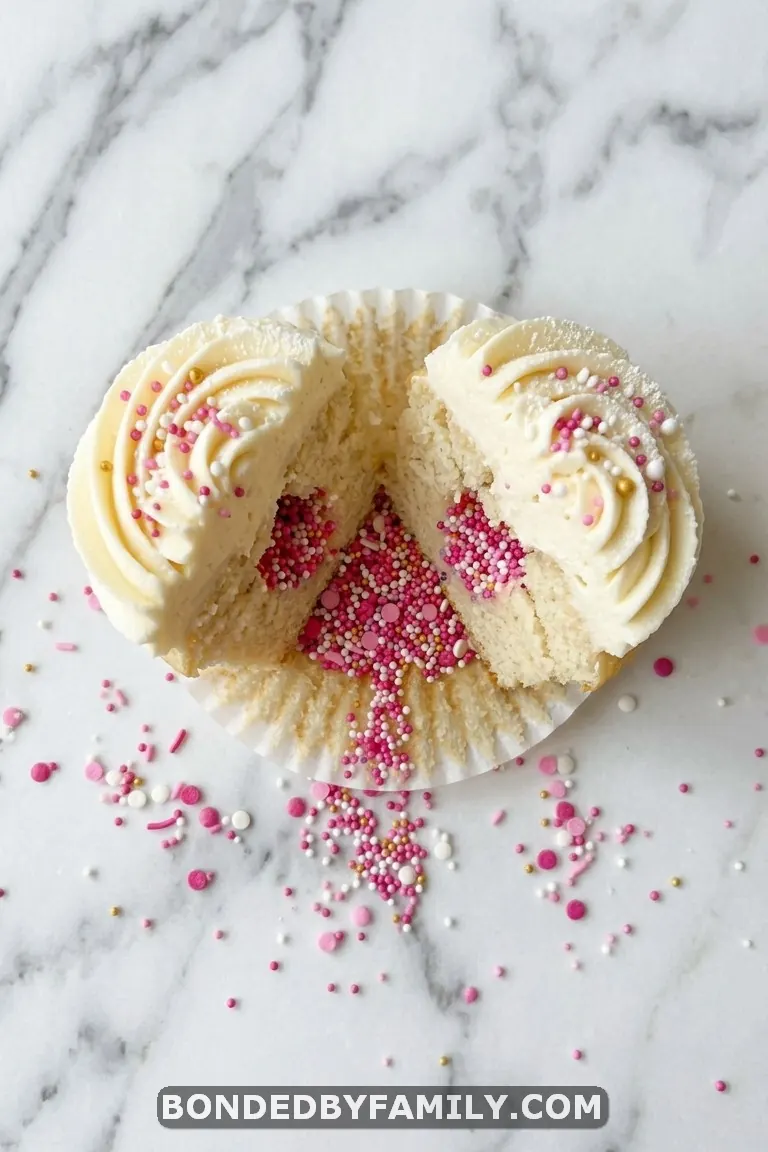 gender reveal cupcakes