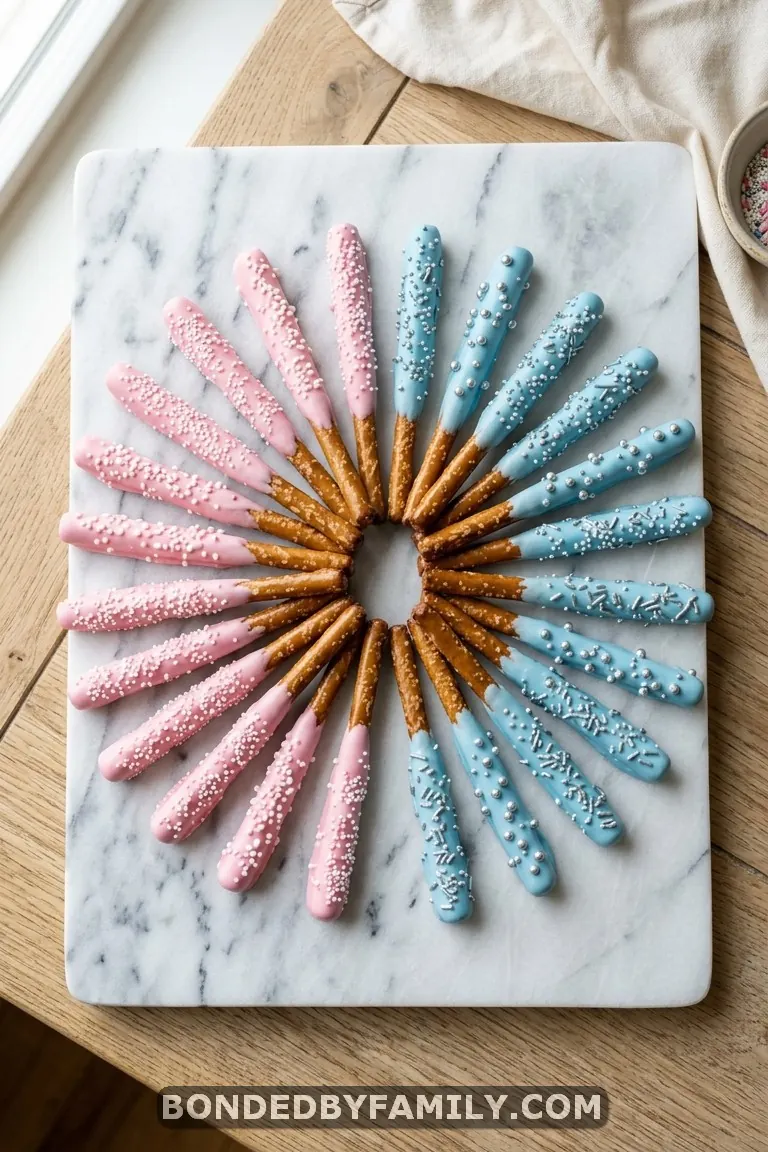 gender reveal finger foods