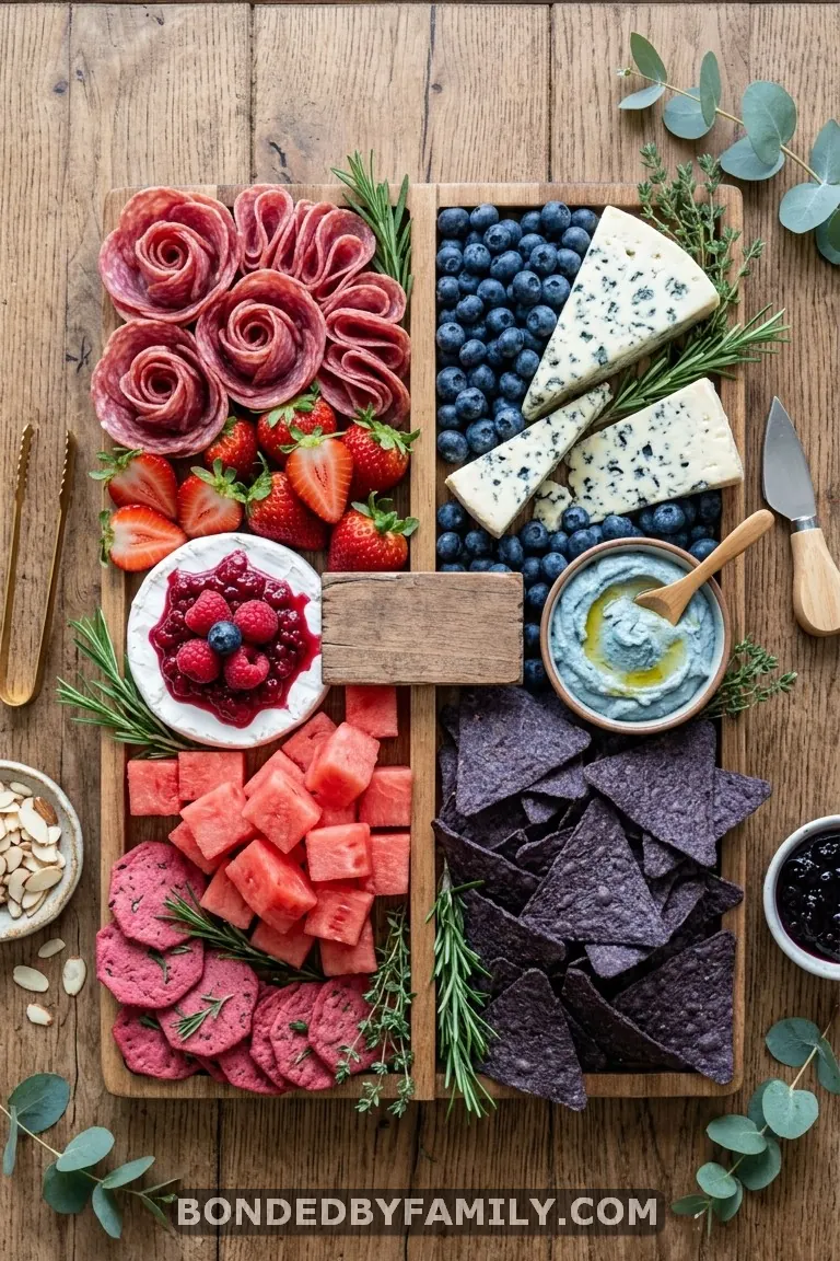gender reveal food table