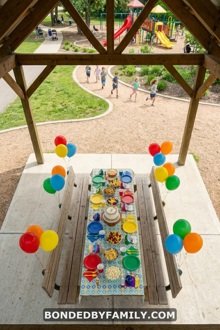 outdoor park birthday party