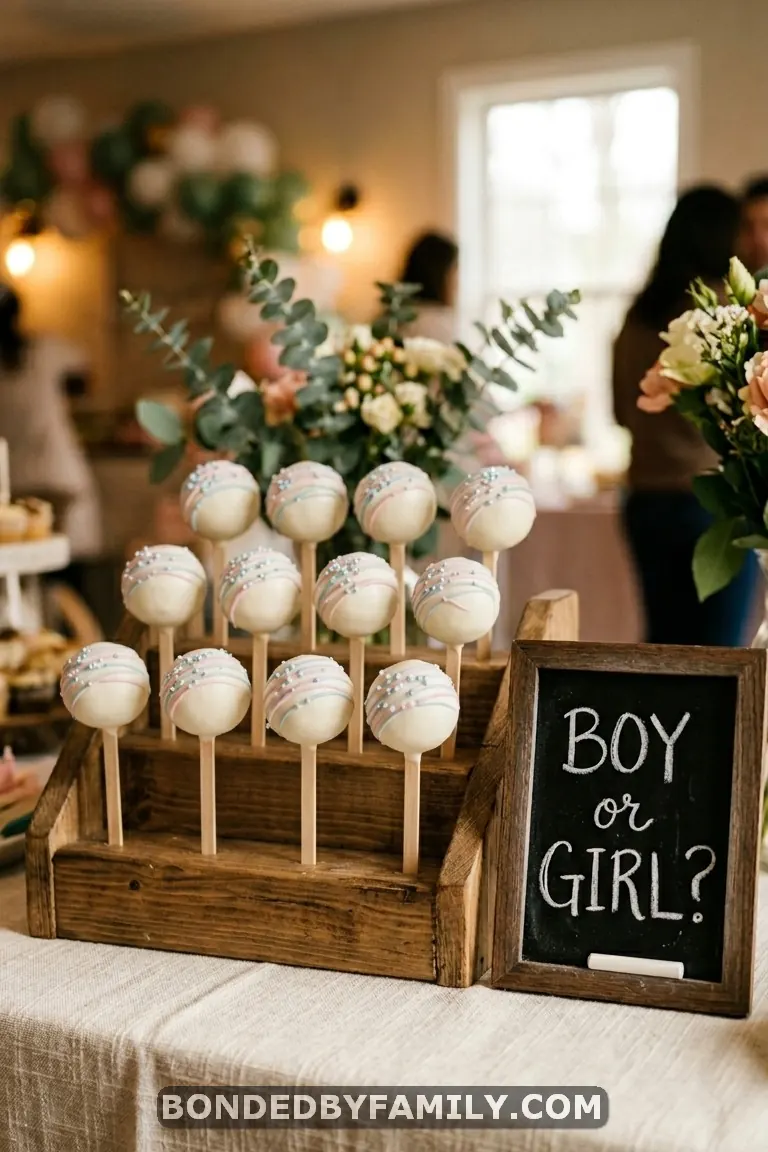 gender reveal finger foods