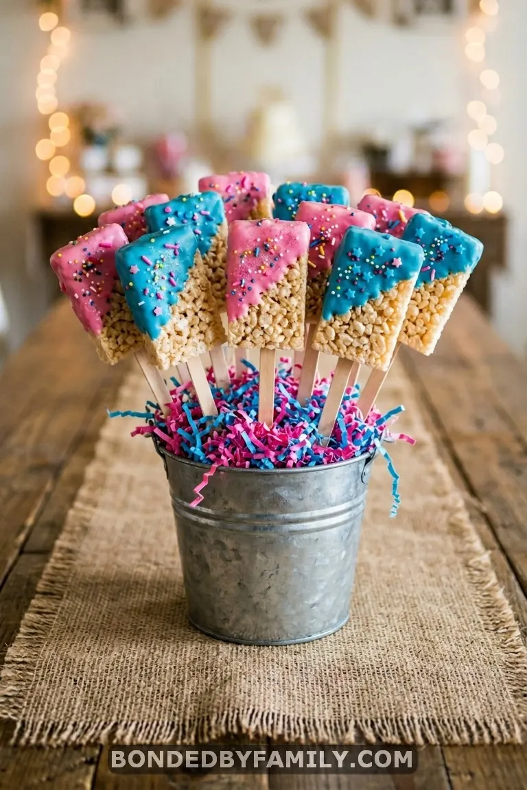 gender reveal snack ideas