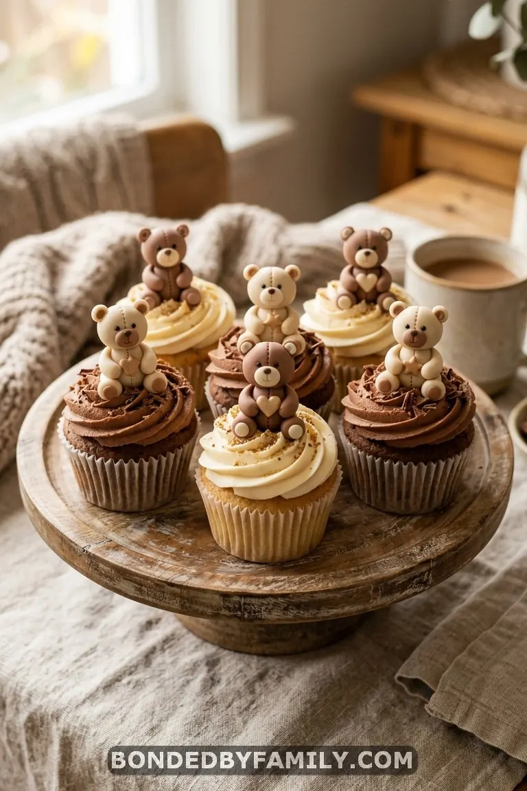 gender reveal cupcakes