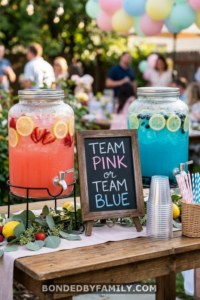 gender reveal snack ideas