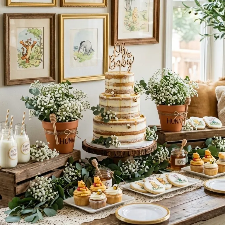 Vintage Winnie The Pooh Shower Ideas