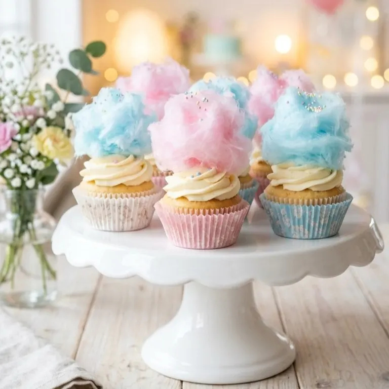 gender reveal cupcakes