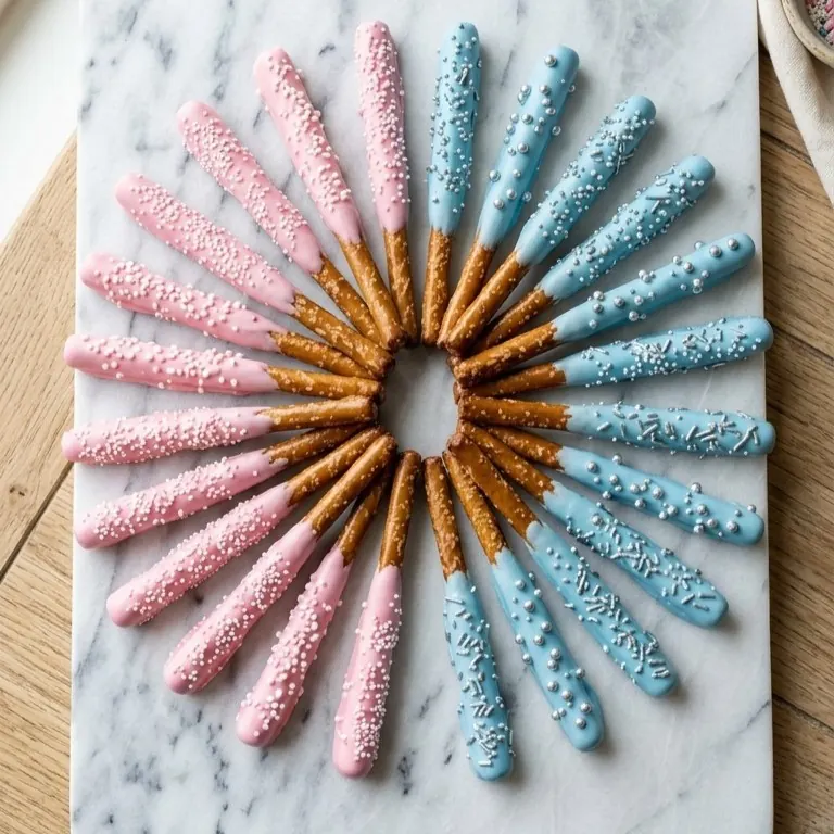 gender reveal finger foods