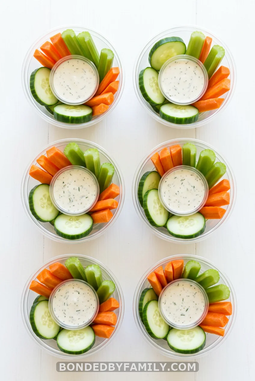 Veggie Cups with Ranch