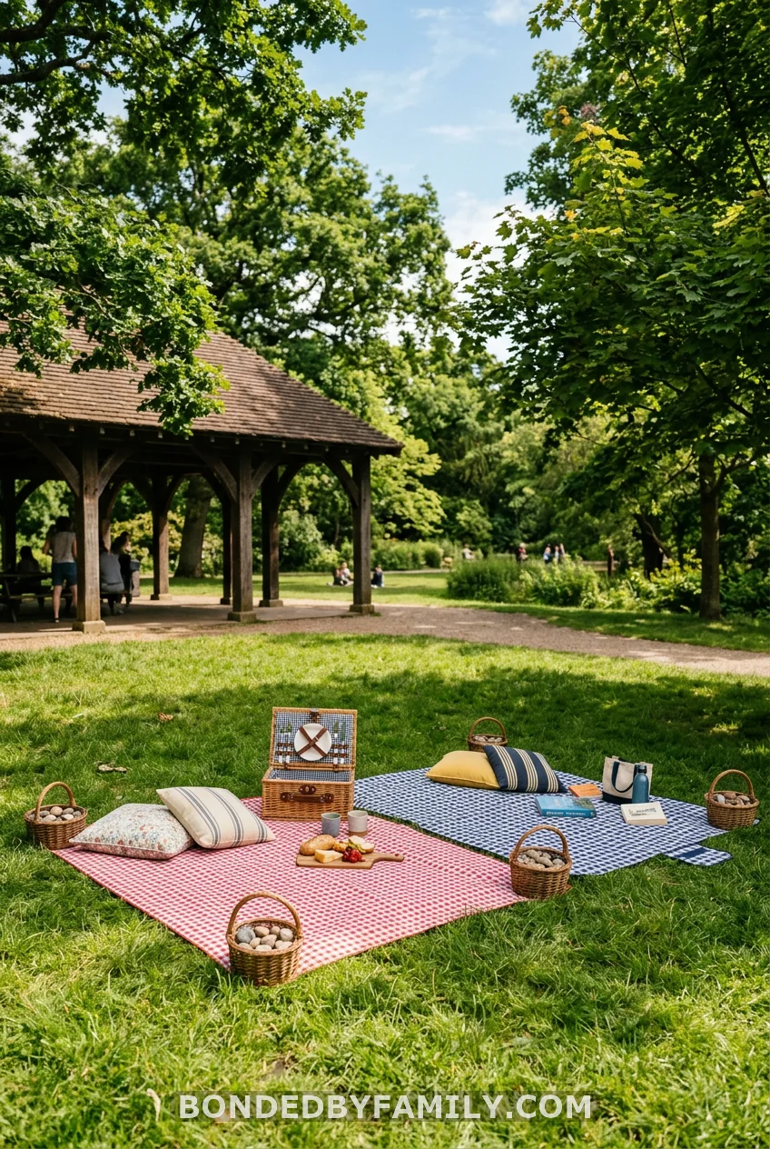 Create a Picnic Blanket Zone Beyond the Shelter