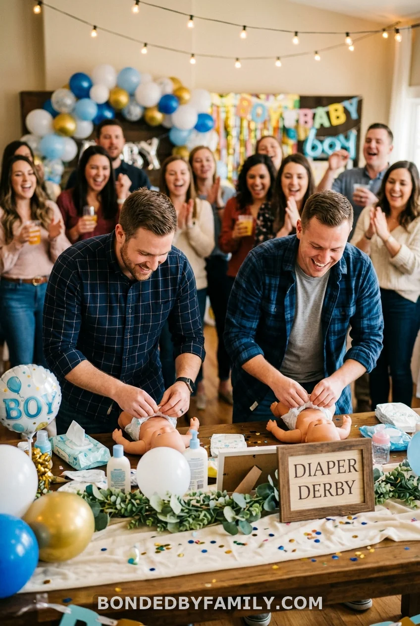 Daddy Diaper Duty Race