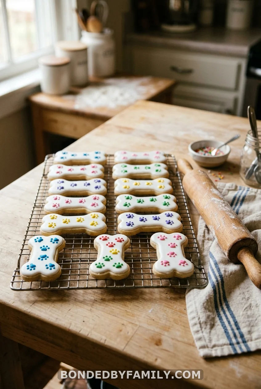 The DIY Paw Print Cookies (Done the Night Before)
