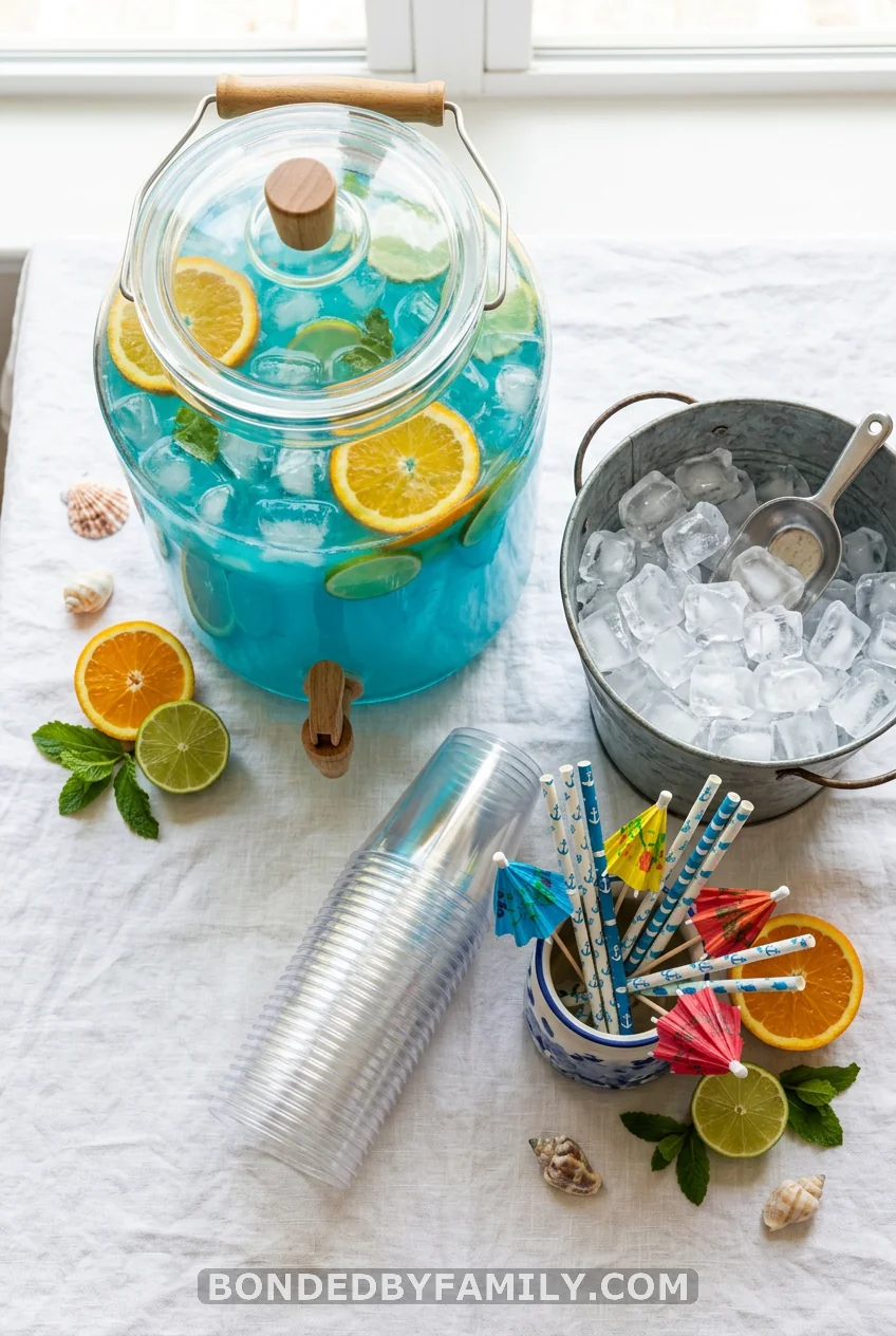 Build an "Ocean Water" Punch Bar