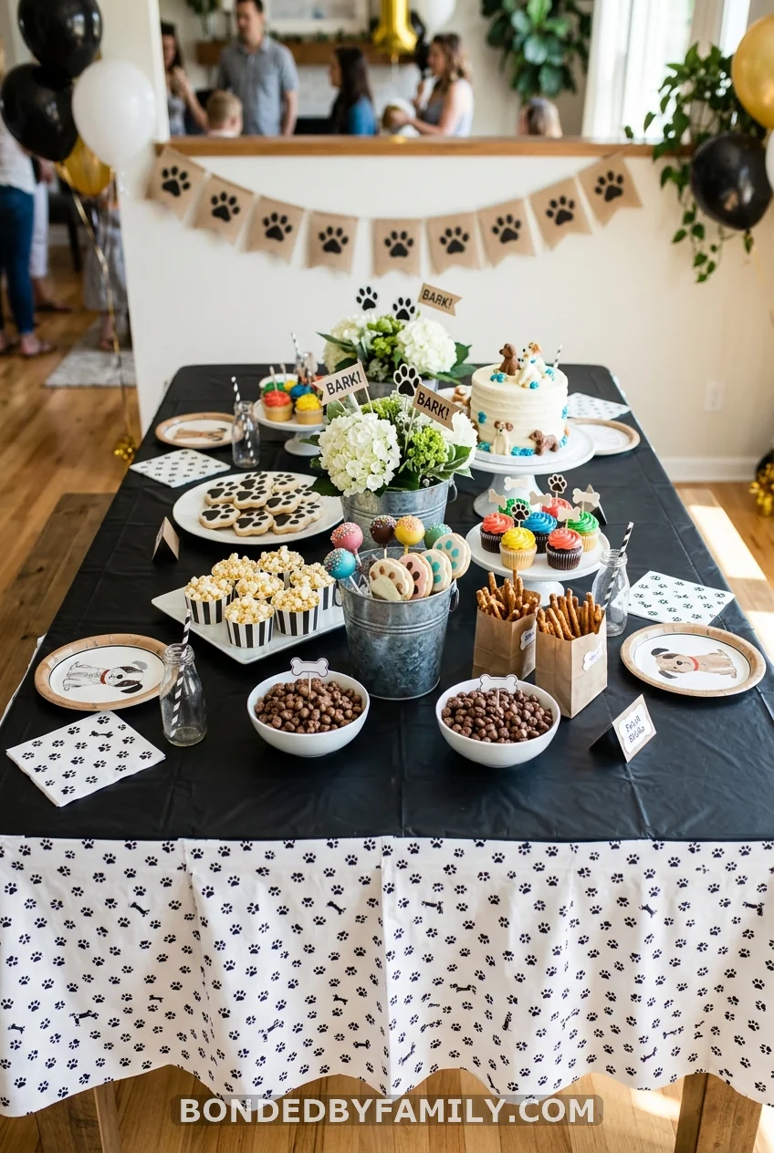 Dollar Store Layered Tablecloth System