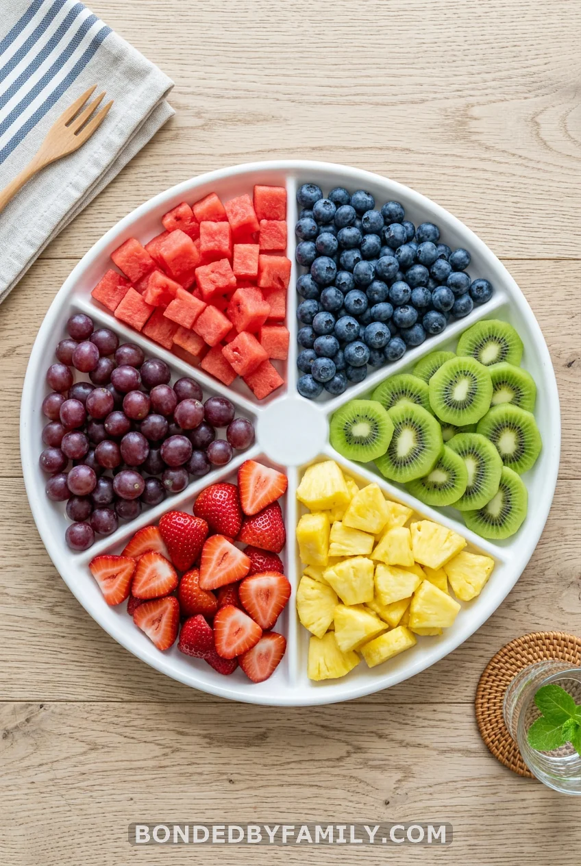 Assemble a Pool Float Fruit Platter