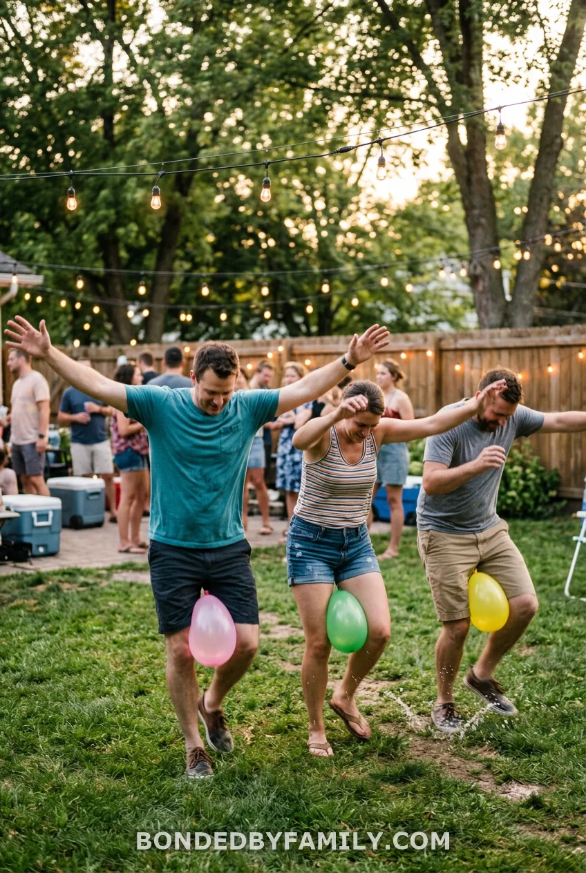 Water Balloon Waddle Race
