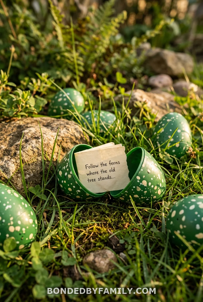 Dino Egg Hunt with Clue Cards