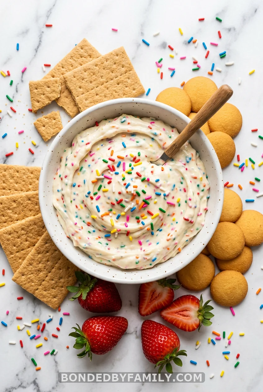 Funfetti Dip with Dippers