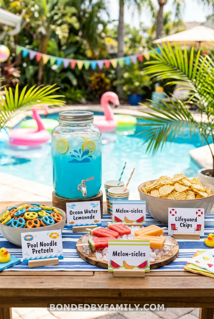 Label Your Food With Water-Themed Names