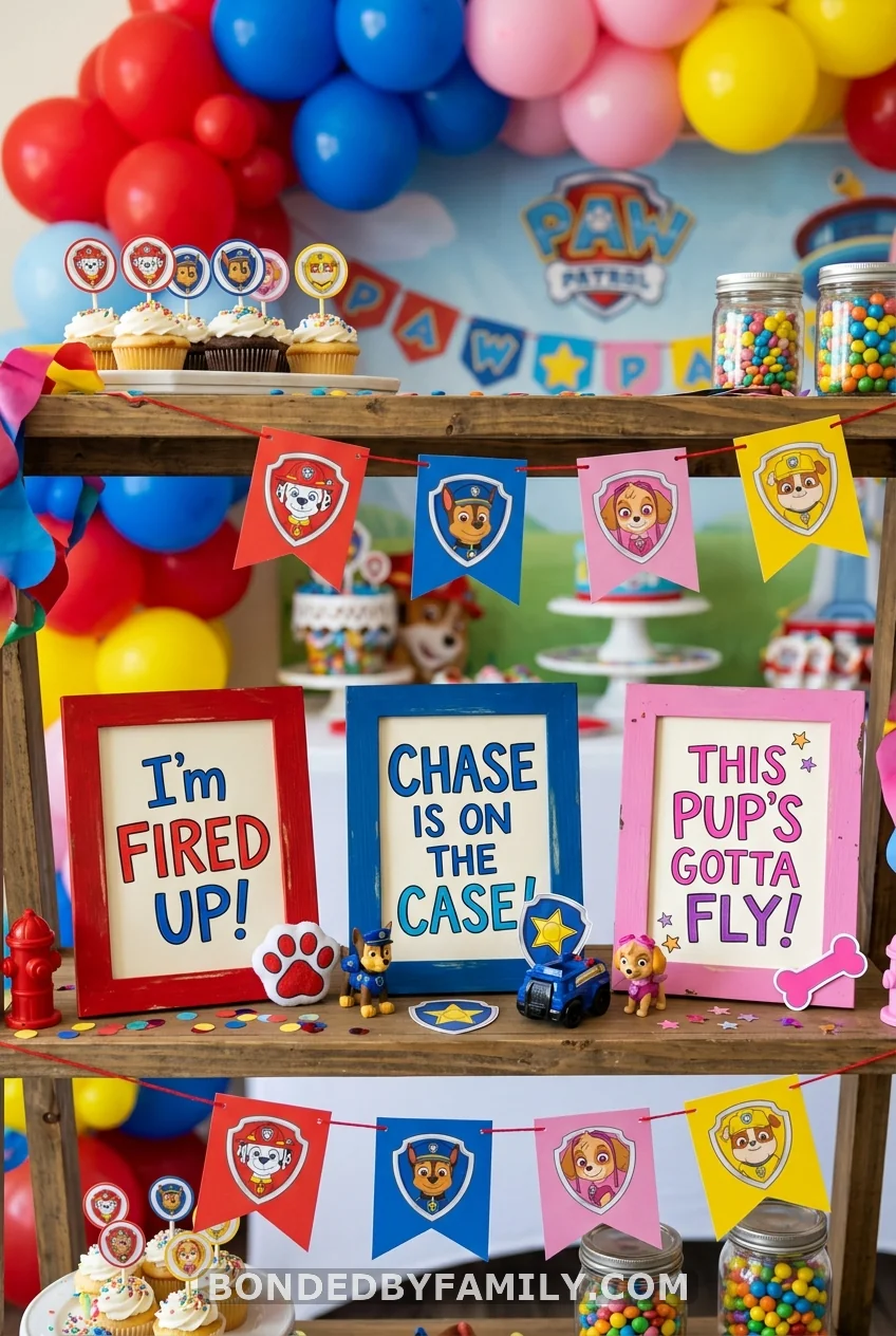 Character Catchphrase Signs