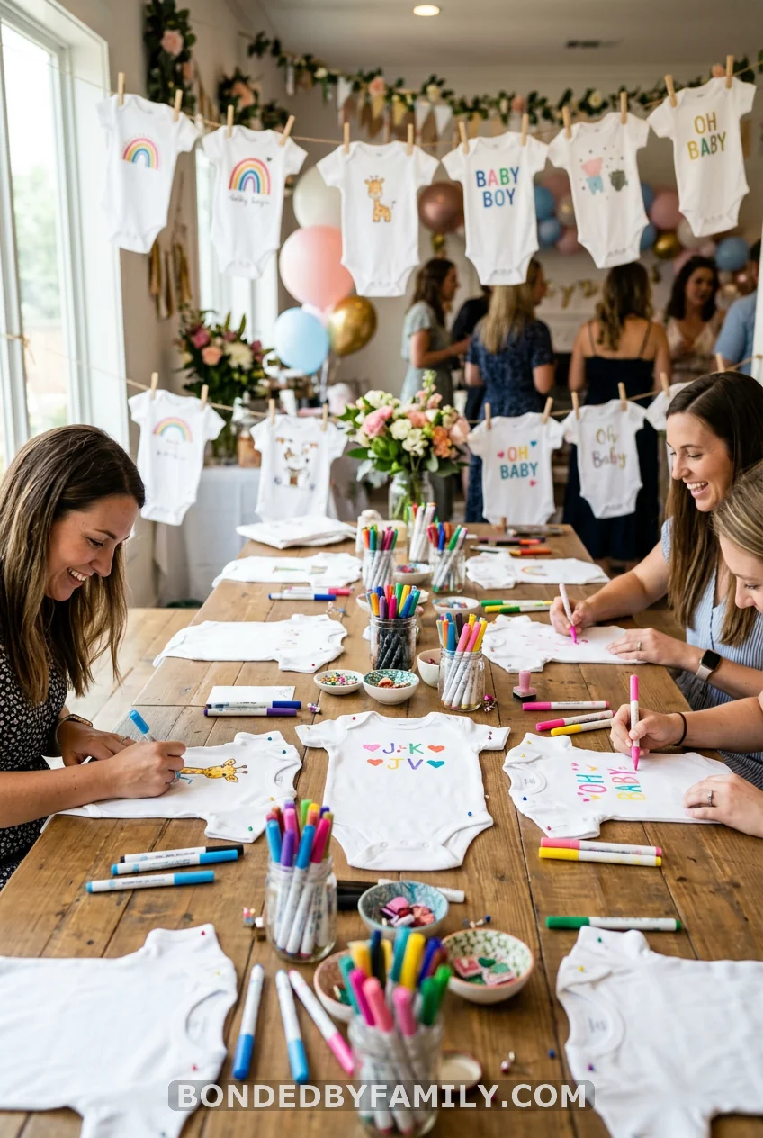 Onesie Decorating Station