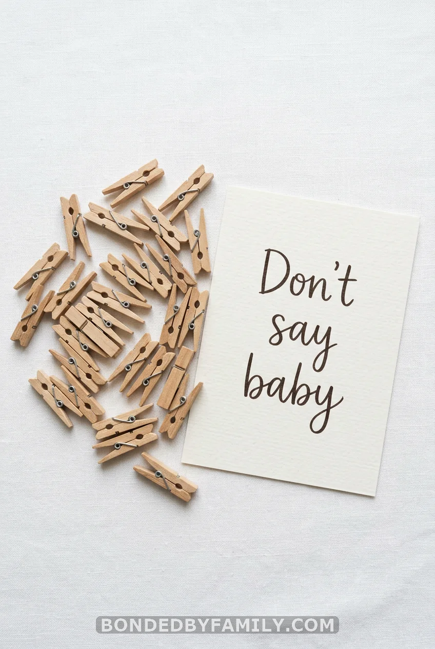 Don't Say "Baby" — The Clothespin Game