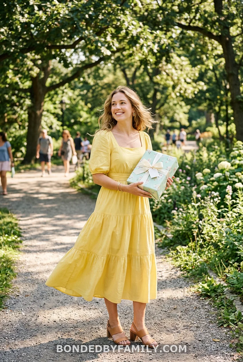 Butter Yellow Tiered Midi Dress