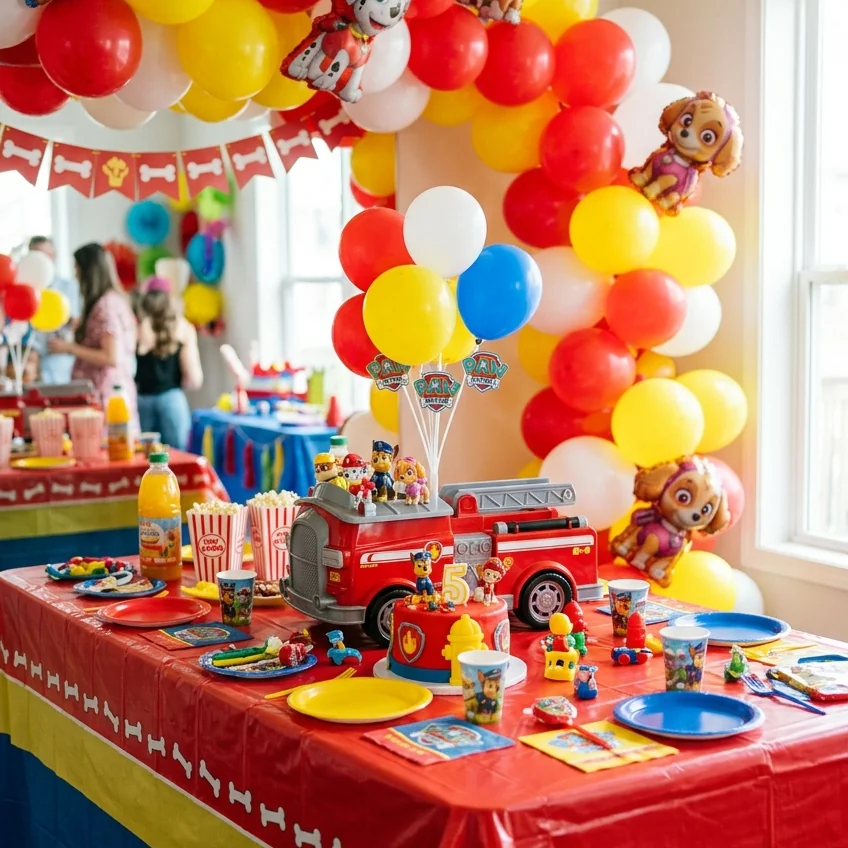 paw patrol 3rd birthday party for boy featured image