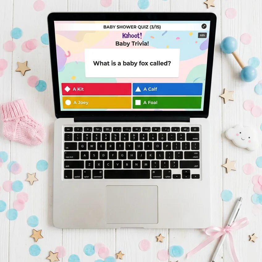 virtual baby shower games featured image