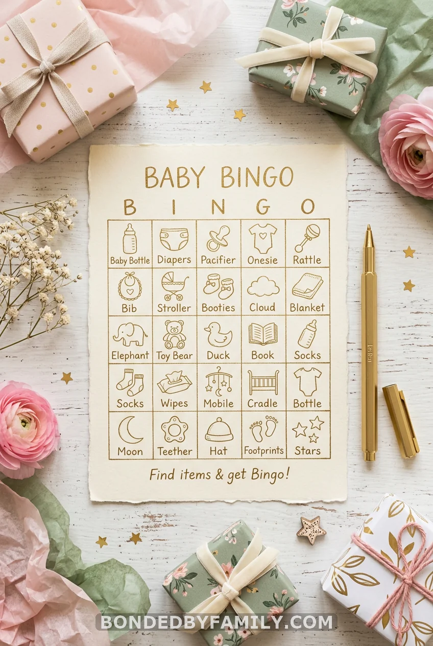 Baby Shower Bingo (The Gift-Opening Edition)