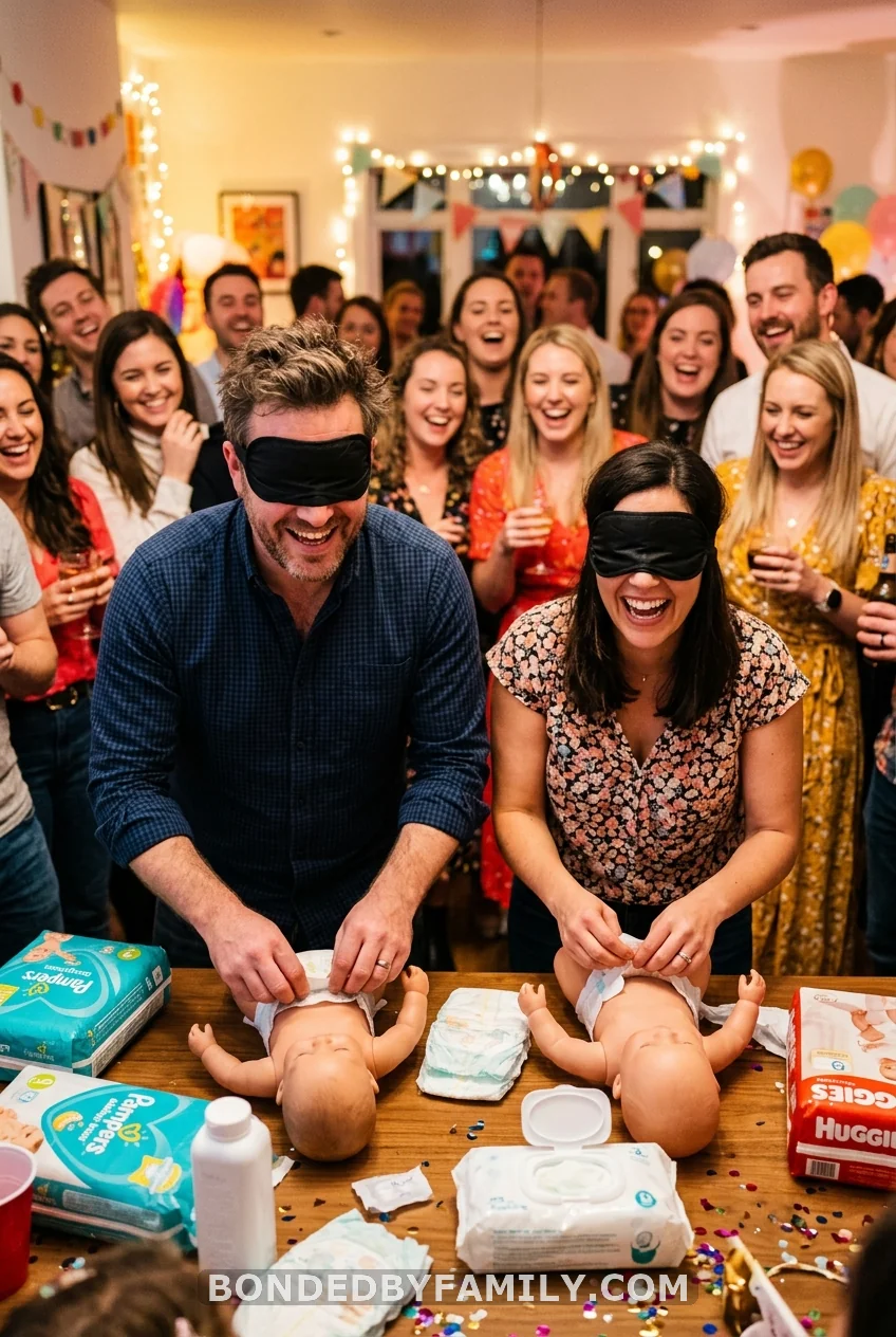Blindfolded Diaper Derby