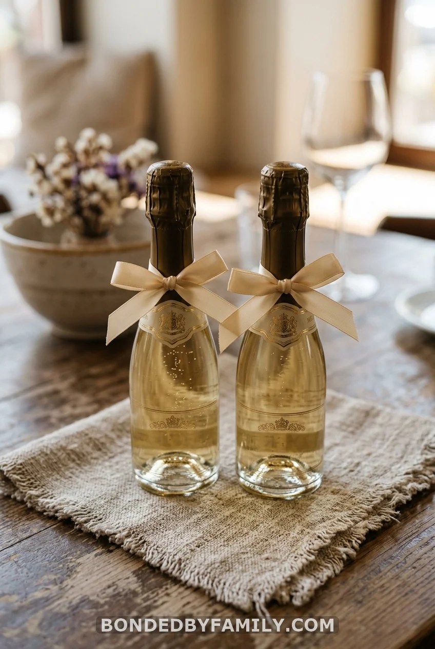 Wine or Mini Champagne Bottles