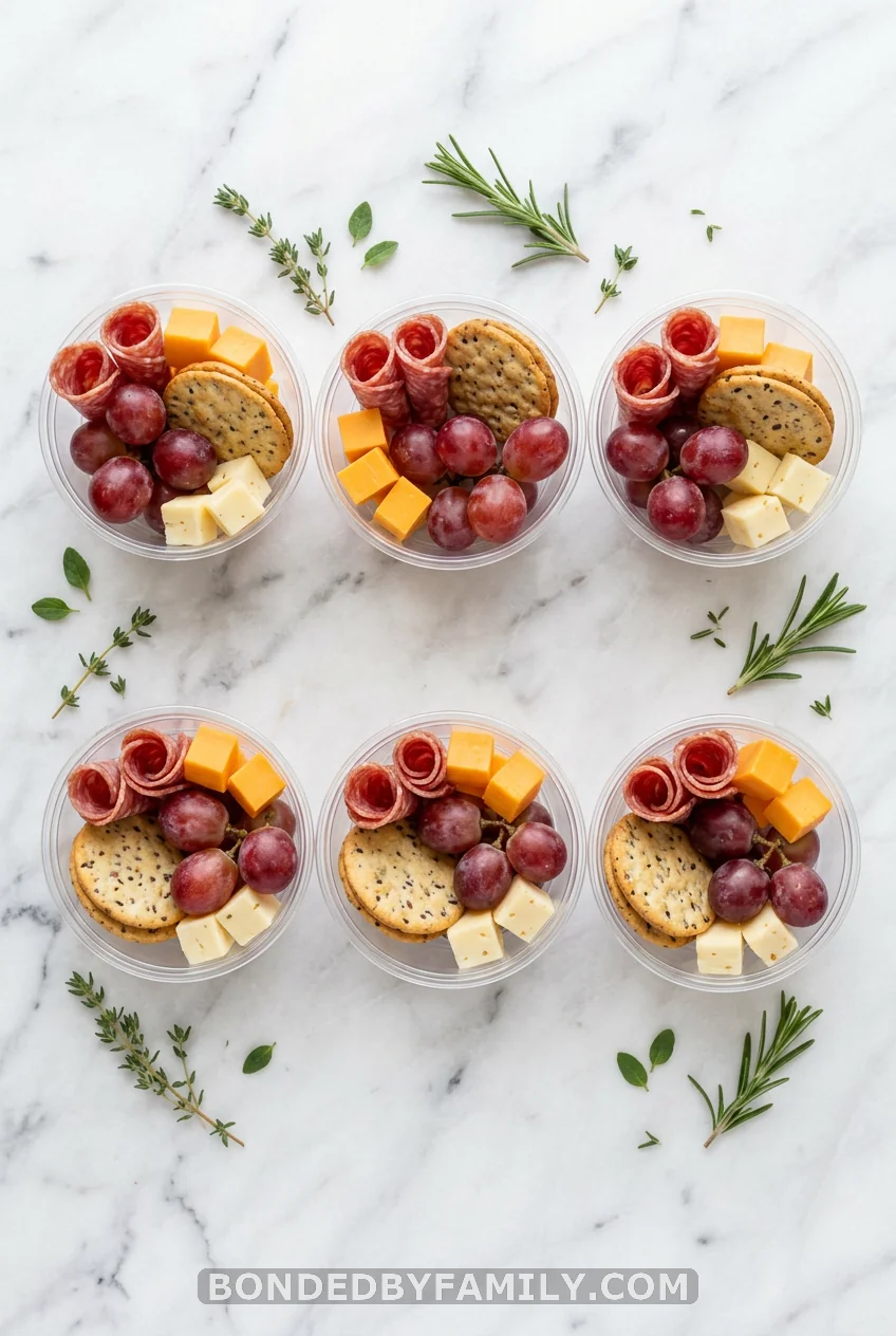 Individual Charcuterie Snack Cups