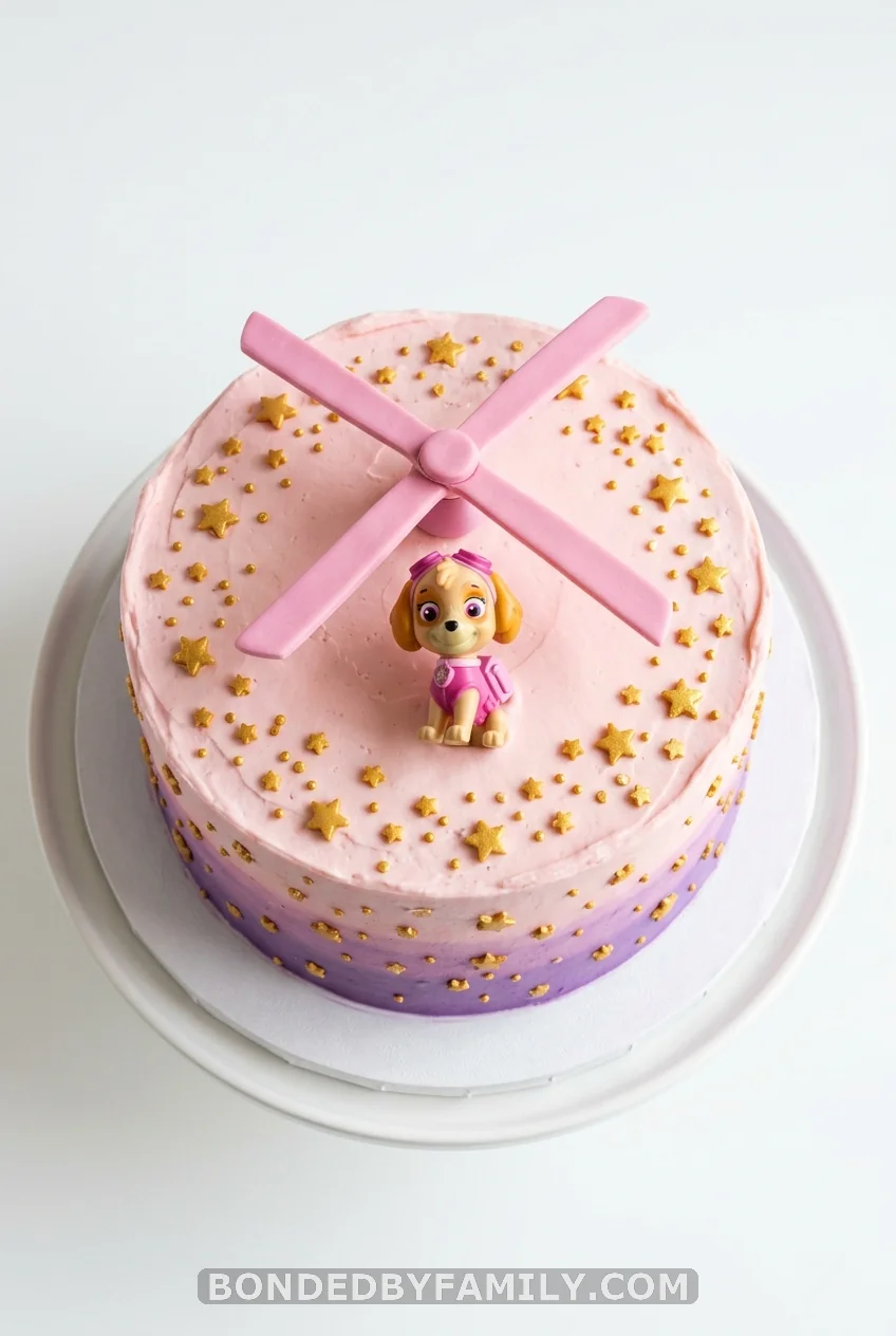 Skye Pink & Purple Birthday Cake