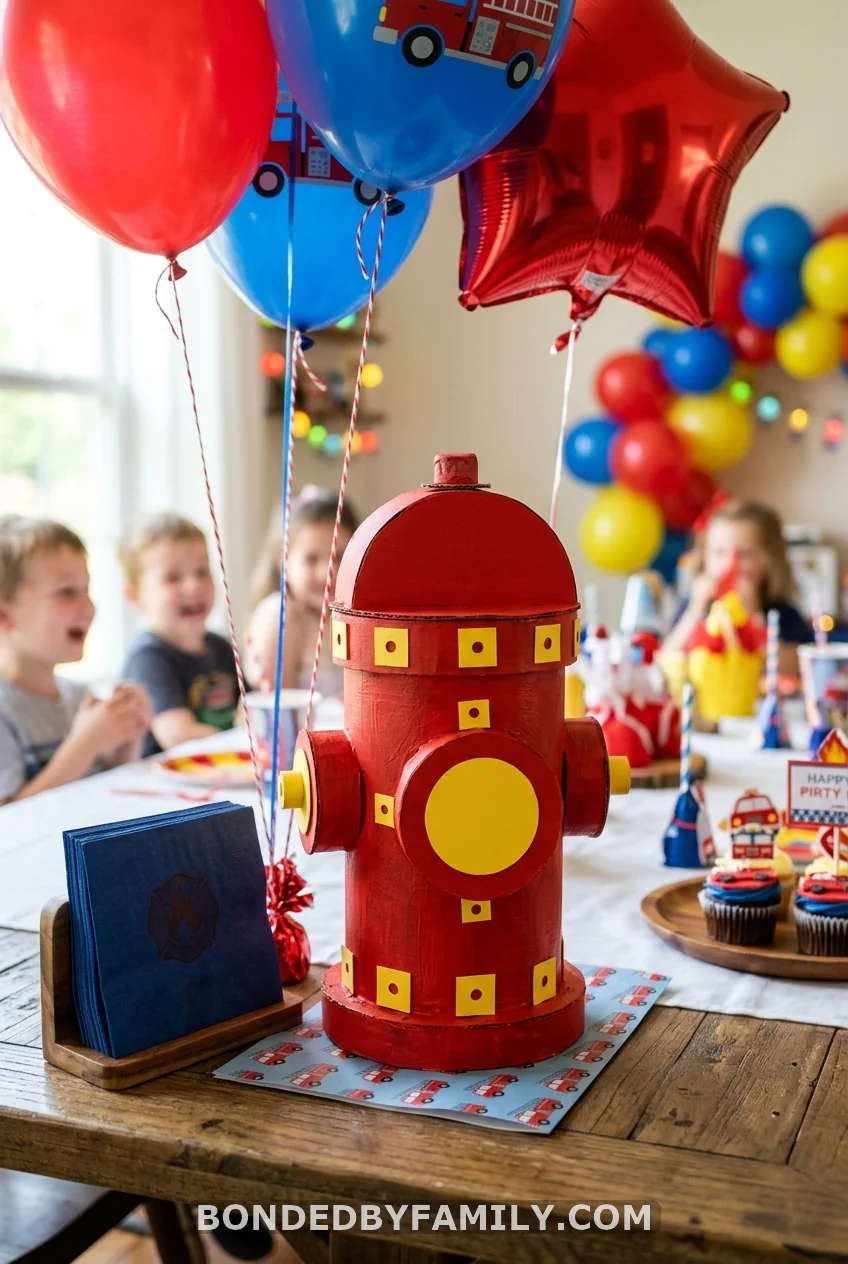 DIY Fire Hydrant from an Oatmeal Container