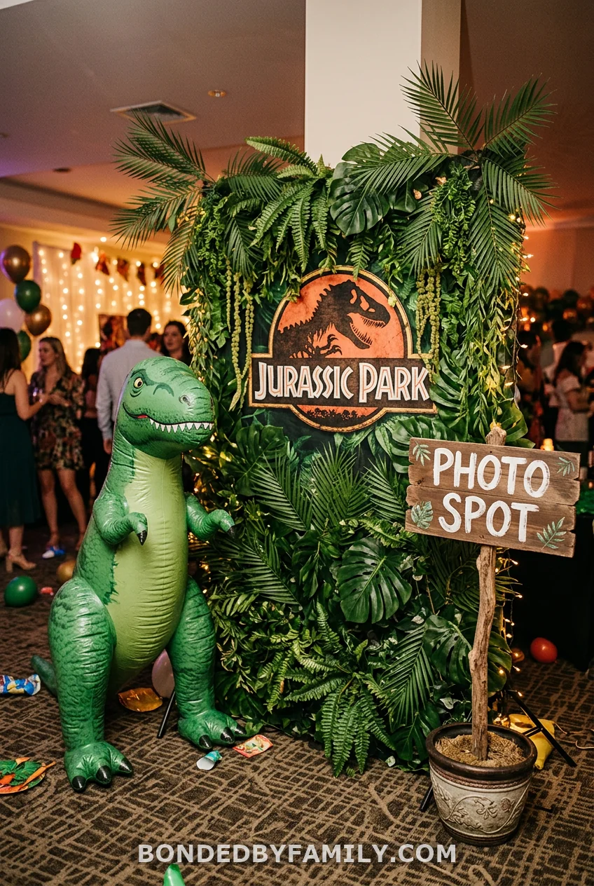 Inflatable T-Rex Photo Booth