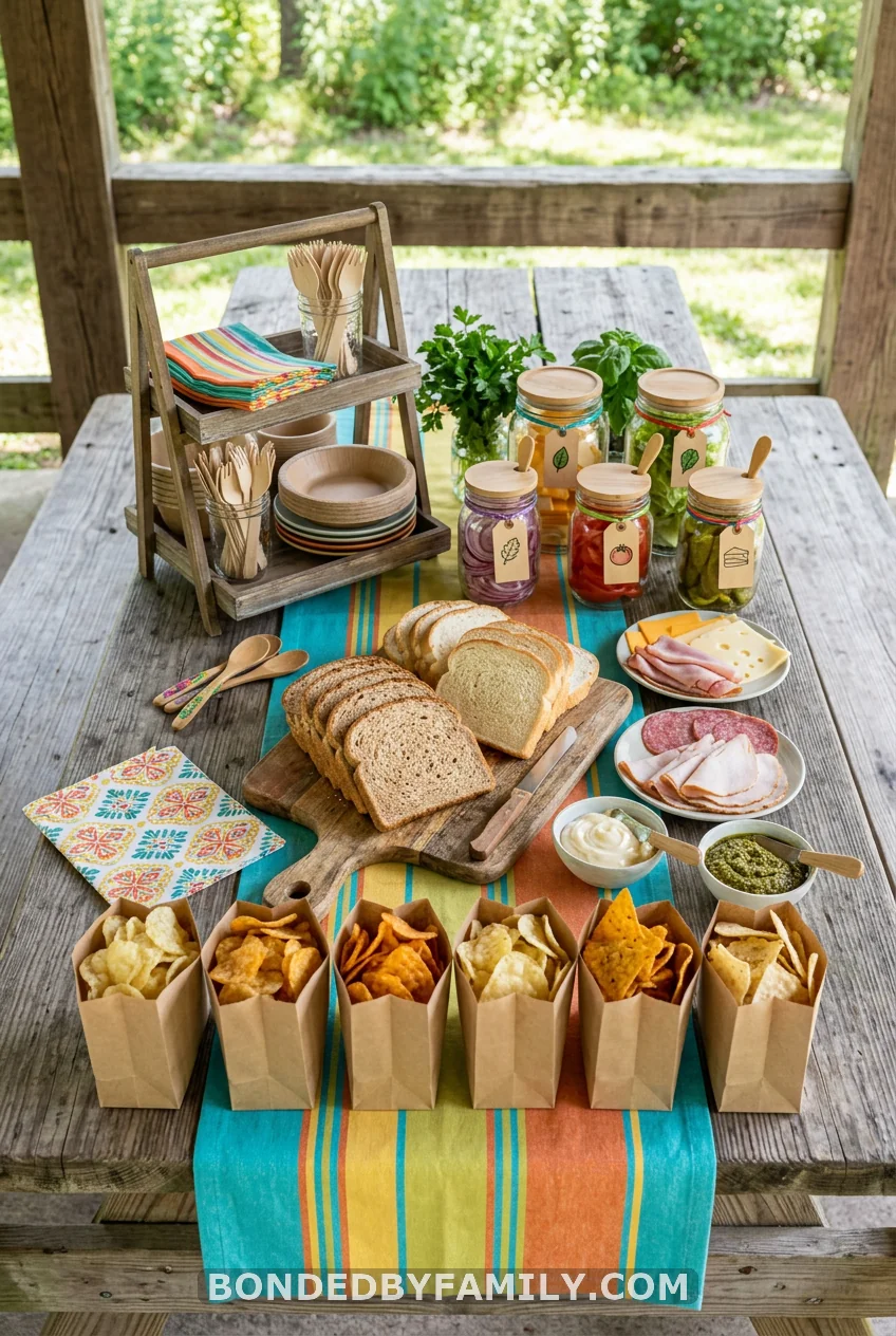 Set Up a Build-Your-Own Food Station