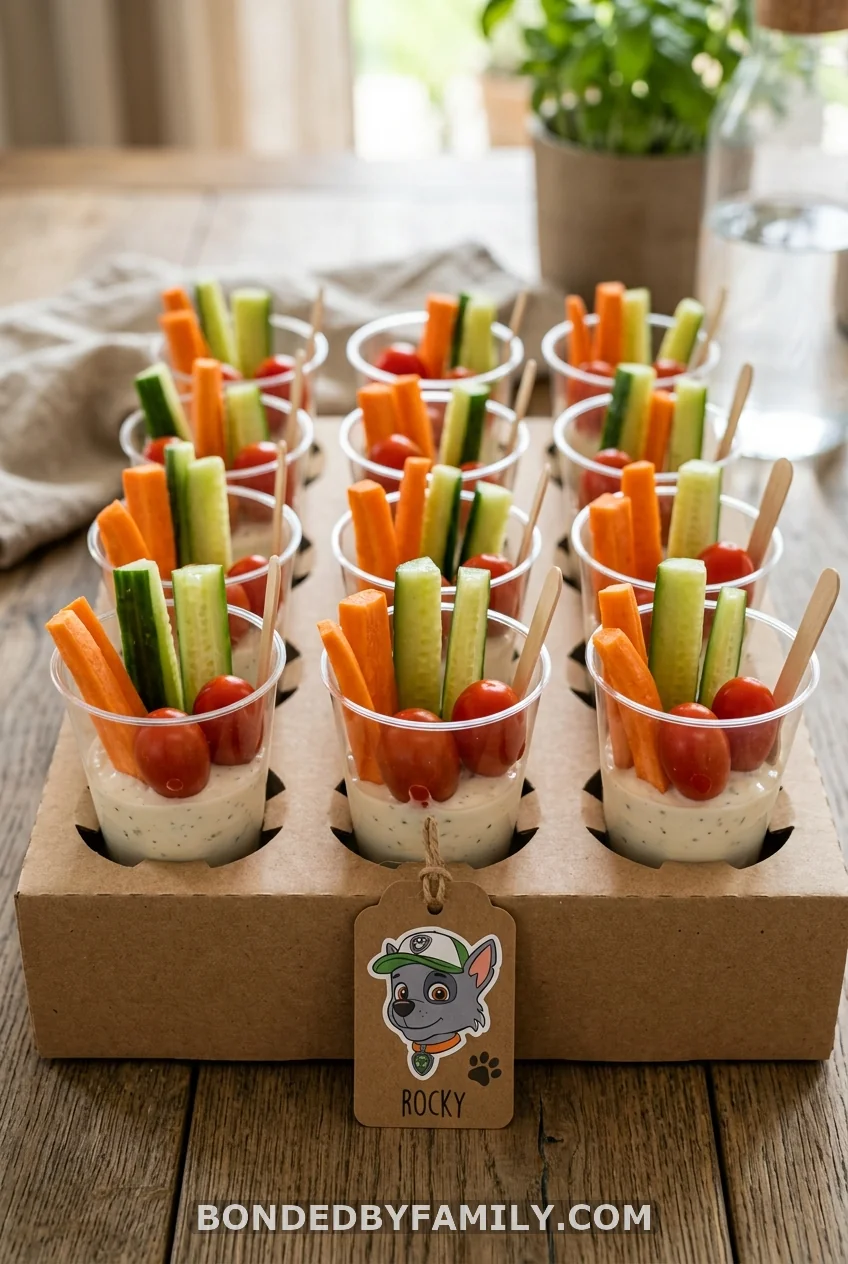 Rocky's Recycled Veggie Cups