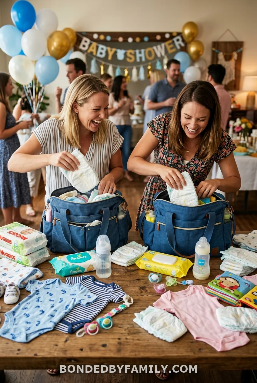 Diaper Bag Relay Race