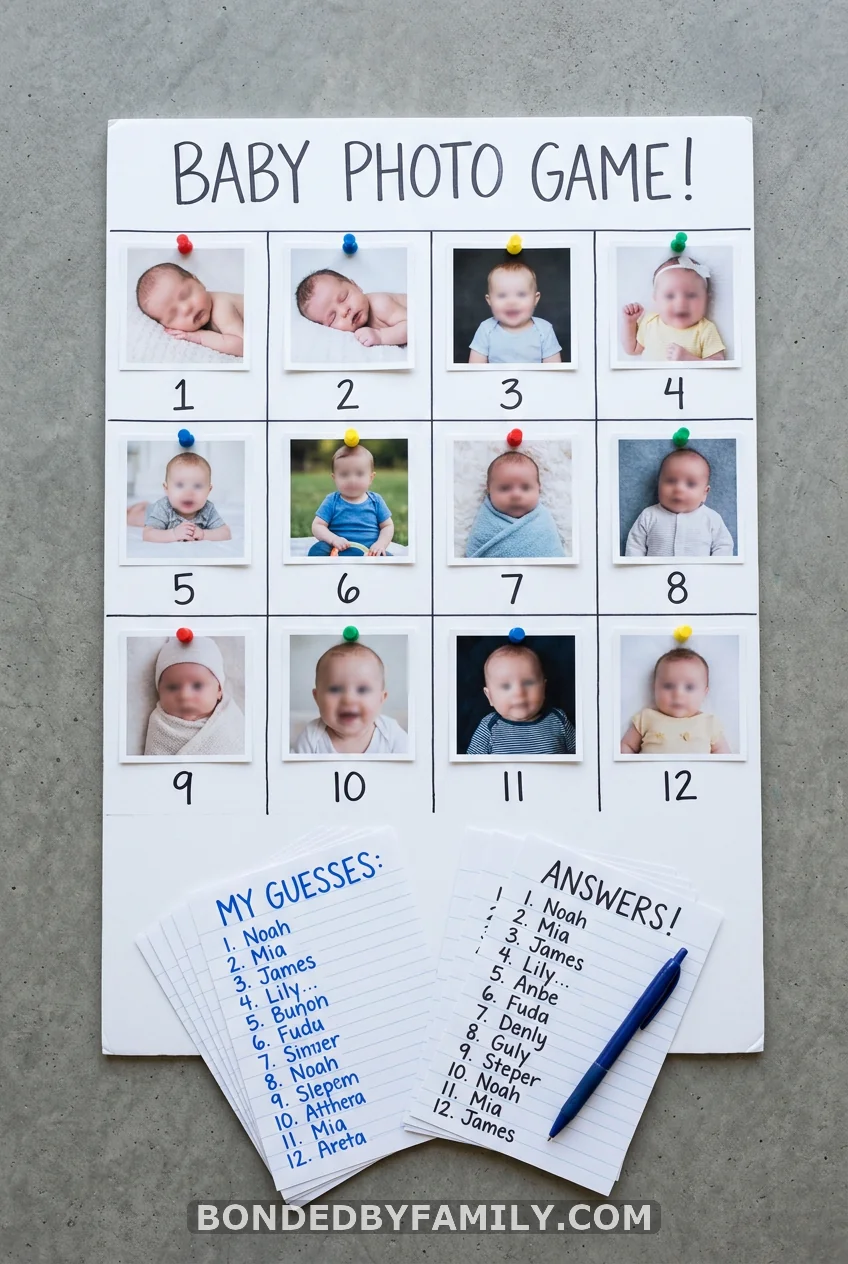 The Baby Photo Lineup