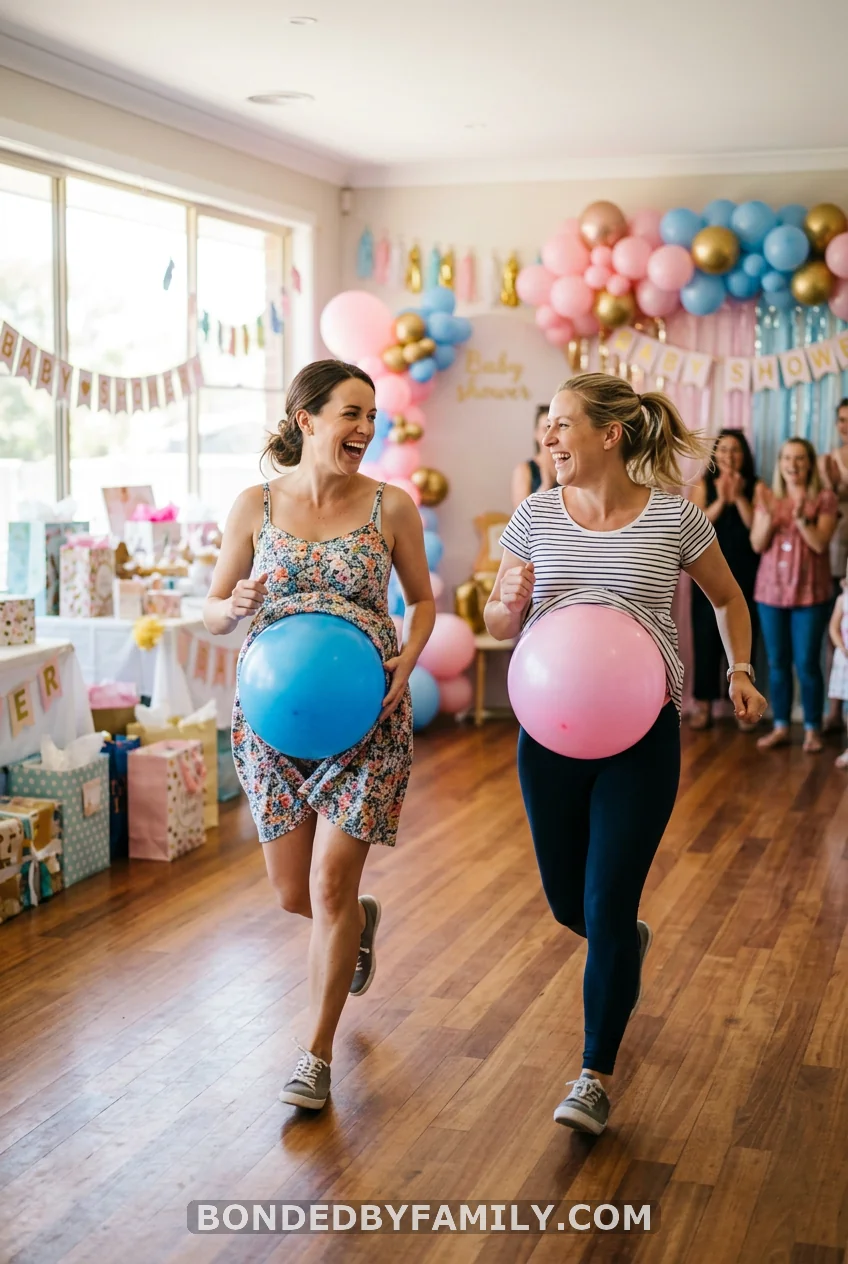 Balloon Baby Belly Race