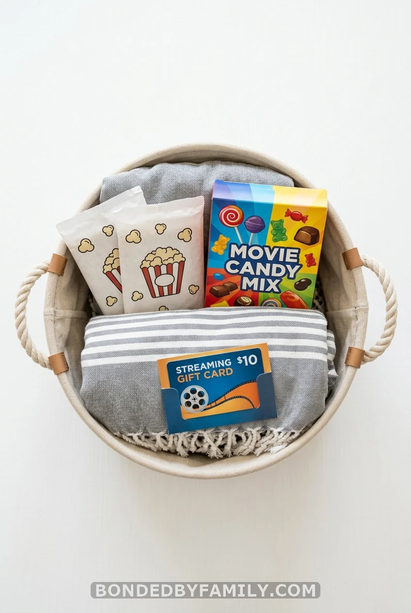 Movie Night Gift Basket