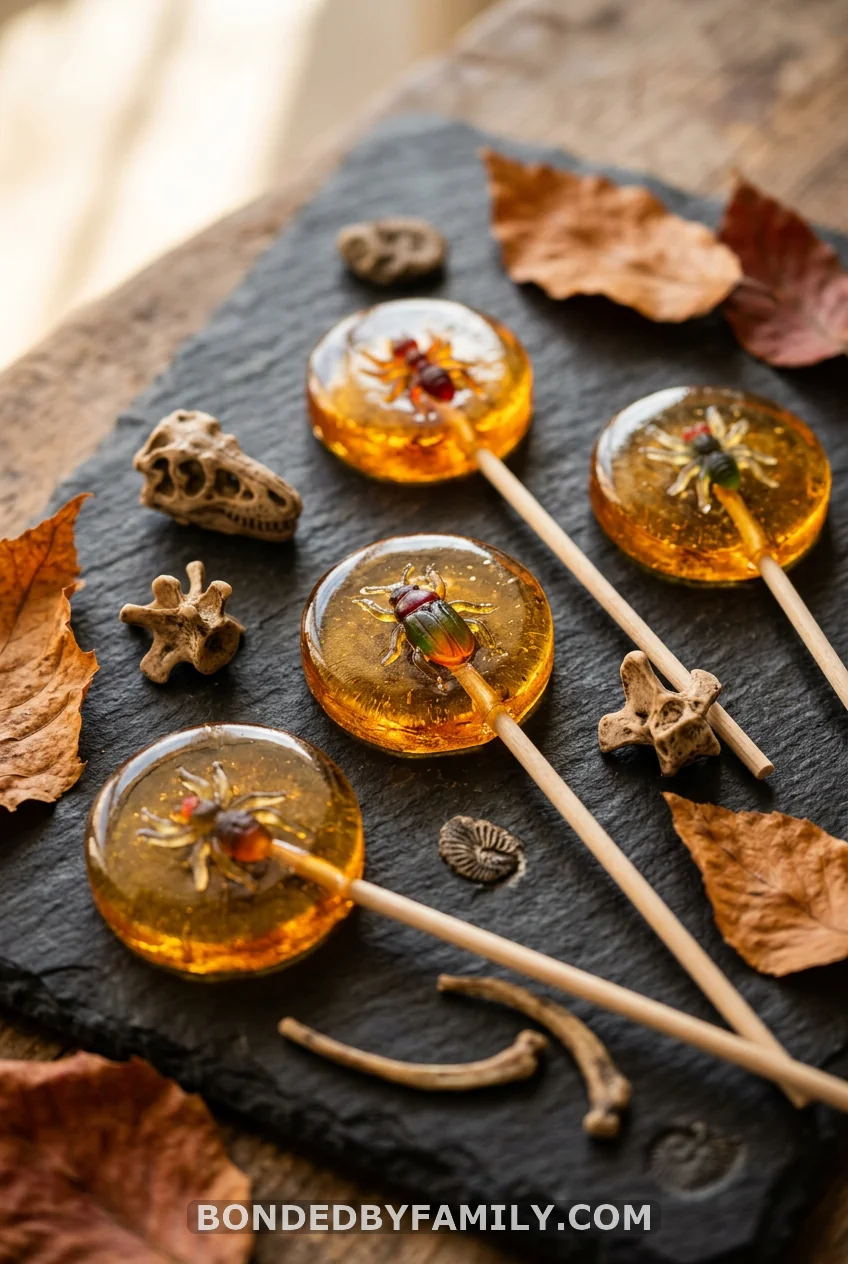 Amber Fossil Lollipops