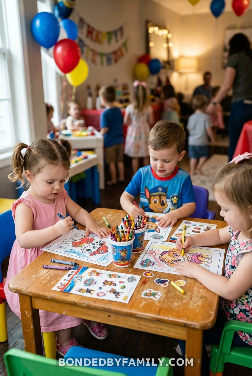 The Coloring Station for Overwhelmed Toddlers