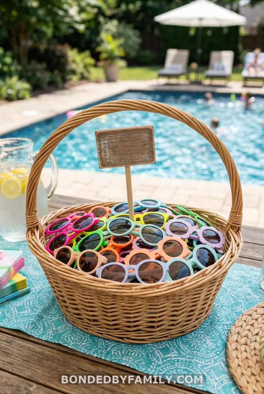 Sunglasses Station Basket