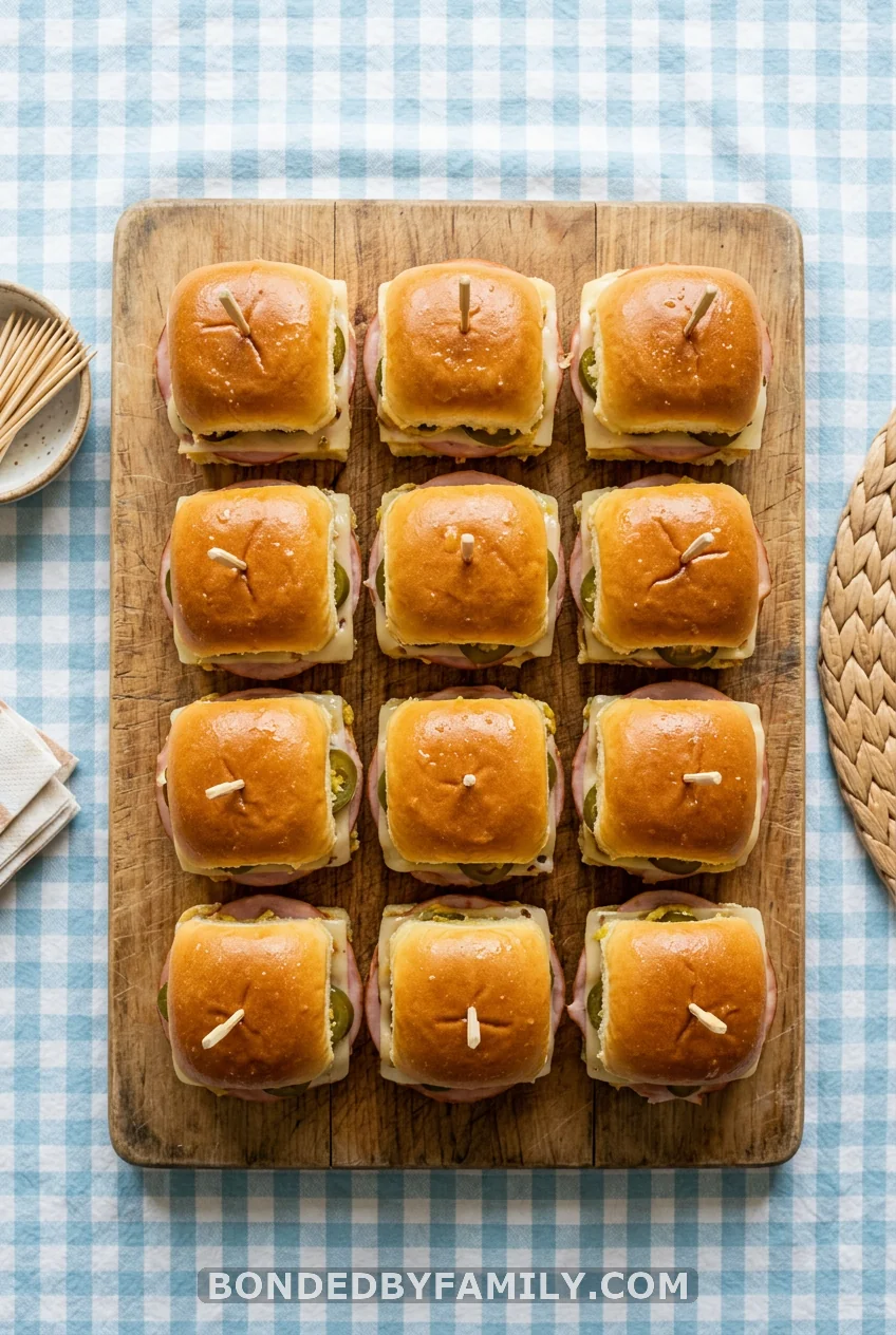 Mini Sliders on Hawaiian Rolls