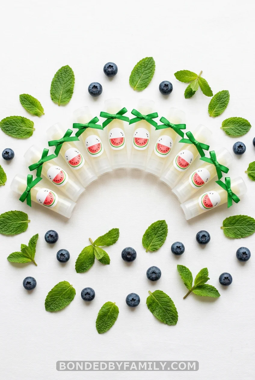 "Thanks a Melon" Lip Balm Favors