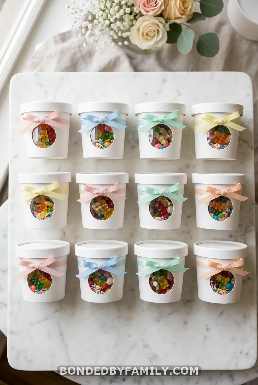 Mini Ice Cream Tub Take-Home Favors