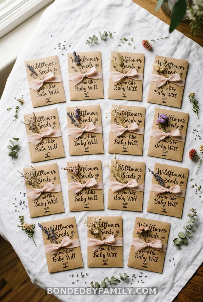 Wildflower Seed Packet Favors