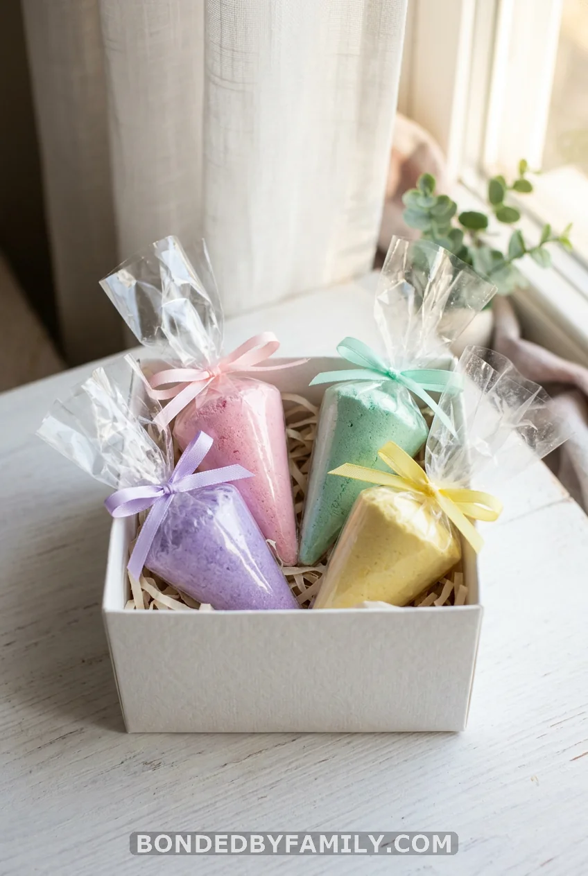 Ice Cream Cone Bath Bomb Favors