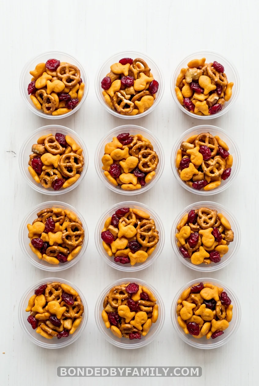 Goldfish & Pretzel Trail Mix Cups